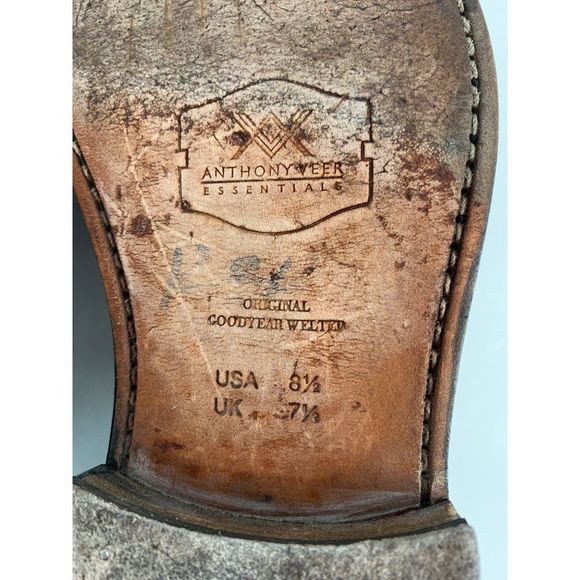 Men’s Anthony Veer Roosevelt Double Monk Strap Shoe Black 8.5 6218 - Picture 11 of 12